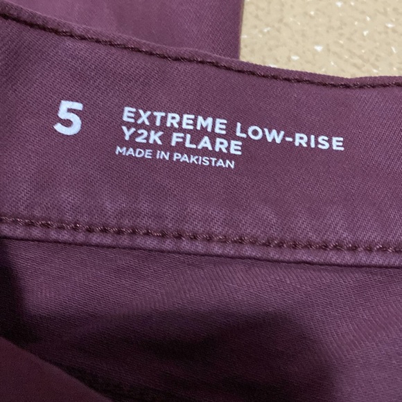 Arizona Jean Co. Extreme Low Rise Y2K Flare Jeans - Picture 5 of 7